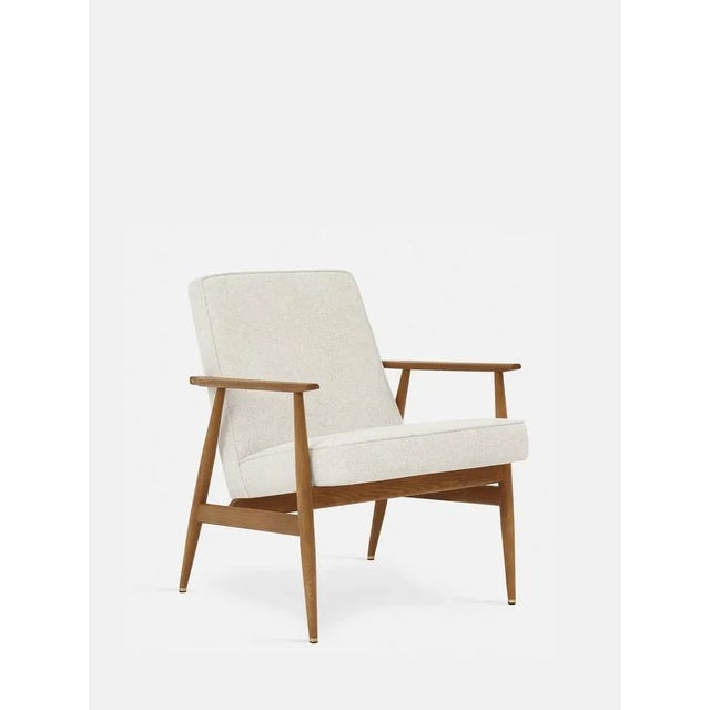 Early 21st Century Fox Lounge Chair Marble White Dark Wood, 2023 For Sale - Image 5 of 5