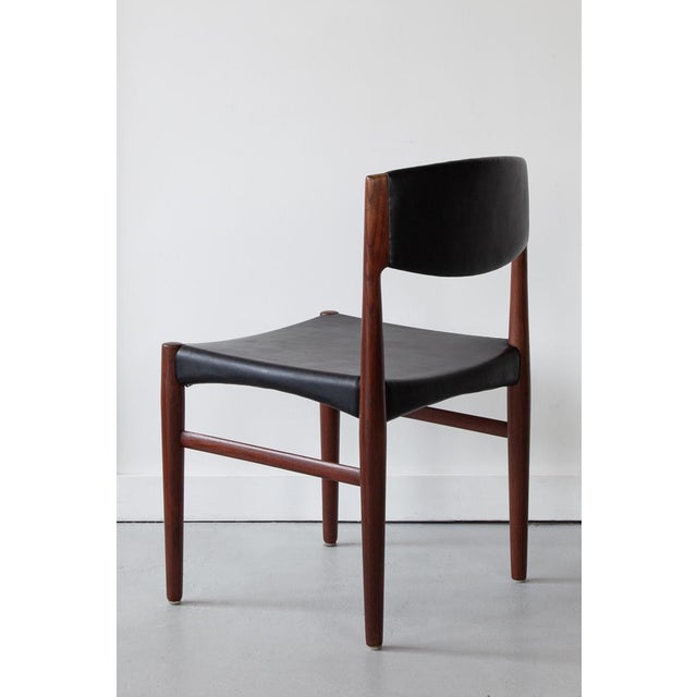 Vintage Daish Dining Chairs by Grete Jalk, 1960s, Set of 4 For Sale - Image 4 of 9