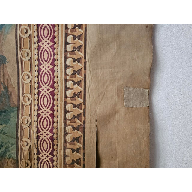 Decorative Window Panel in Fabric, 1890s For Sale - Image 13 of 15