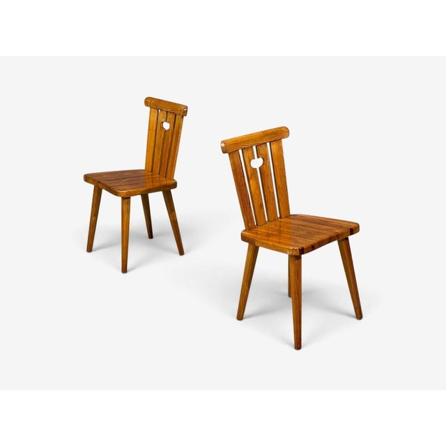 Göran Malmvall, Dining Table and Six Chairs, Pine, Sweden, 1970s For Sale - Image 11 of 13