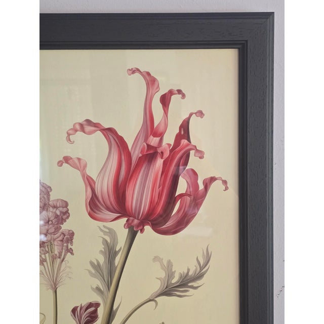 20' X 20' Framed 'Flowers' Print #5 - 'Hortus Floridus' Style For Sale - Image 4 of 5