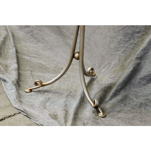 Auxiliary Table in Cherry and Steel For Sale - Image 10 of 12