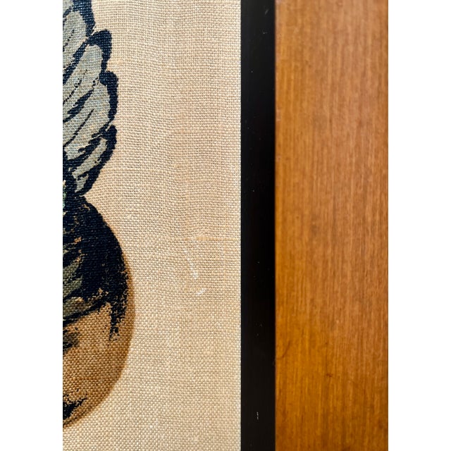 Mid-20th Century Framed Folk Art "Chicken on a Scale" by Luther Travis For Sale - Image 9 of 12