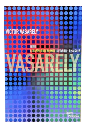 Victor Vasarely, Paris Exhibition Poster, 2019, Print