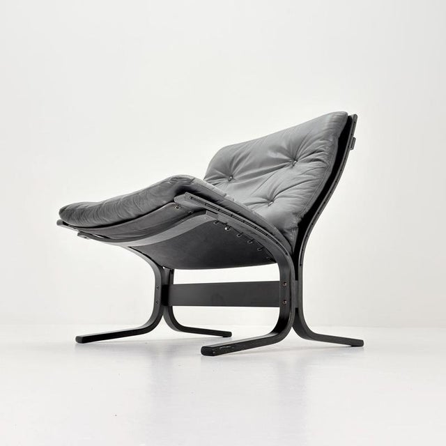 Black Mid-Century Modern Norwegian Siesta Chair by Ingmar Relling for Westnofa, 1960s For Sale - Image 8 of 16