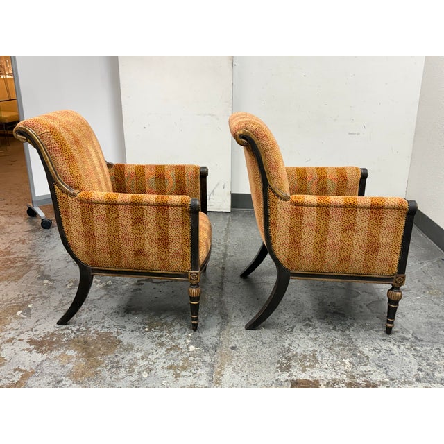 Nancy Corzine Circa 2000 Custom Design Lounge Chairs, Pair For Sale In San Francisco - Image 6 of 12