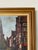 1960s 1960's Vintage Amsterdam Cityscape Oil Painting, Signed For Sale - Image 5 of 12