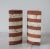 Fratelli Mannelli Striped Italian Travertine Bookends For Sale - Image 4 of 13