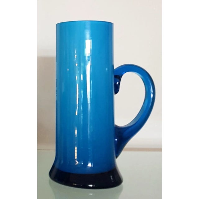Mid-Century Modern Mid-Century Blue Vases from Friedrich Glas, 1960s, Set of 3 For Sale - Image 3 of 6