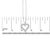 .925 Sterling Silver 1.00 Cttw Lab-Grown Diamond Open Heart Pendant Necklace (F-G Color, VS1-VS2 Clarity) - 18" Inches For Sale In New York - Image 6 of 6