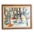 Vintage Framed Abstract Expressionist Gouache Mixed Media Painting, "California Summer", by Judith Pacht, Signed For Sale