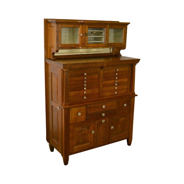 Antique Oak Dentist by The American Co. Chairish