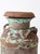 Antique Turquoise Painted Metal Milk Can For Sale - Image 6 of 18