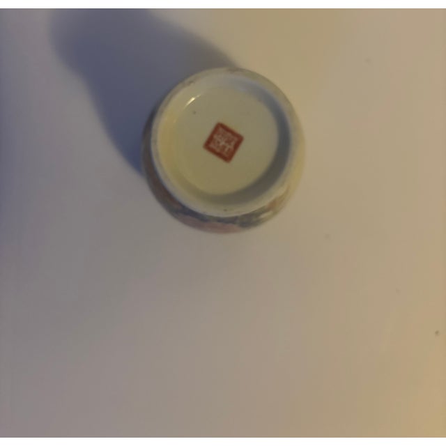 Art Deco 18th Century Japanese Satsuma Style Ceramic Vase For Sale - Image 3 of 3