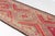 Mauve Vintage Mauve & Coral Kilim Runner For Sale - Image 8 of 10