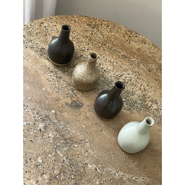 Black 1960s Gordon and Jane Martz Collection of Ceramic Vases- Set of 4 For Sale - Image 8 of 13
