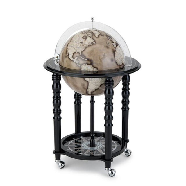 Wood Elegance Bar Globe by Zoffoli Mappamondi For Sale - Image 7 of 7
