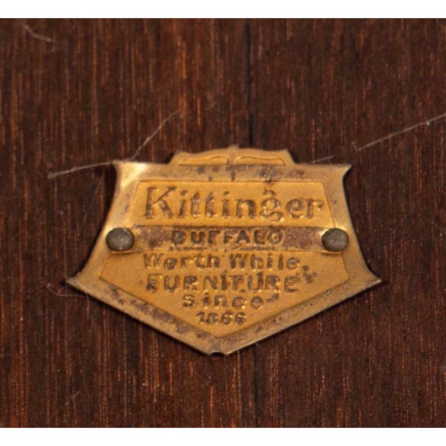 1920s Antique Kittinger William and Mary Style Walnut Bench or Low Sofa Table For Sale - Image 5 of 6