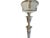 Silver Antique 34" Victorian Silver-Plated Banquet Oil Lamp Hawksworth, Eyre & Co. (Sheffield) Cranberry Glass For Sale - Image 8 of 11