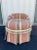 French Vintage French Bedroom Chair or Changing Pouf With Pleated Skirt For Sale - Image 3 of 12
