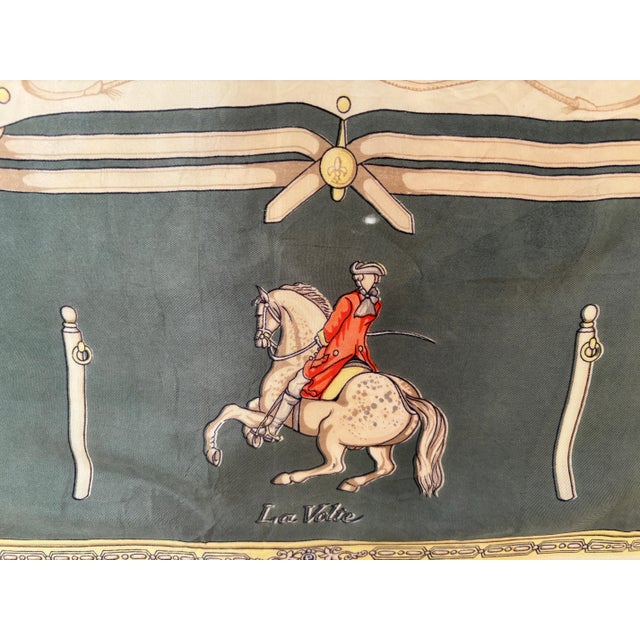 The Maneige Royal by Antoine de Pluvinel Silk Scarf For Sale - Image 12 of 12