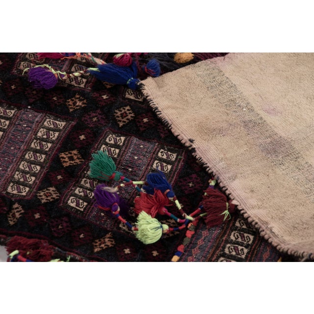 Textile Antique Balisht Tribal Textile With Polychromatic Geometric Patterns - Rug & Kilim For Sale - Image 7 of 7
