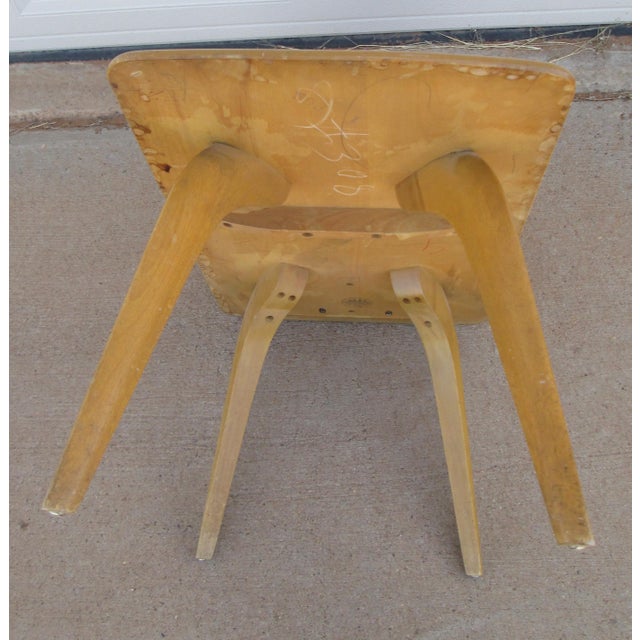 1940s Heywood Wakefield 2 Tier Step Side Table For Sale - Image 14 of 18