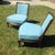 Modern mid-century style slipper lounge chairs in the manner of Robsjohn Gibbings. These chairs were made in the style of...