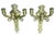 Neoclassical Three-Arm Sconces - Pair For Sale