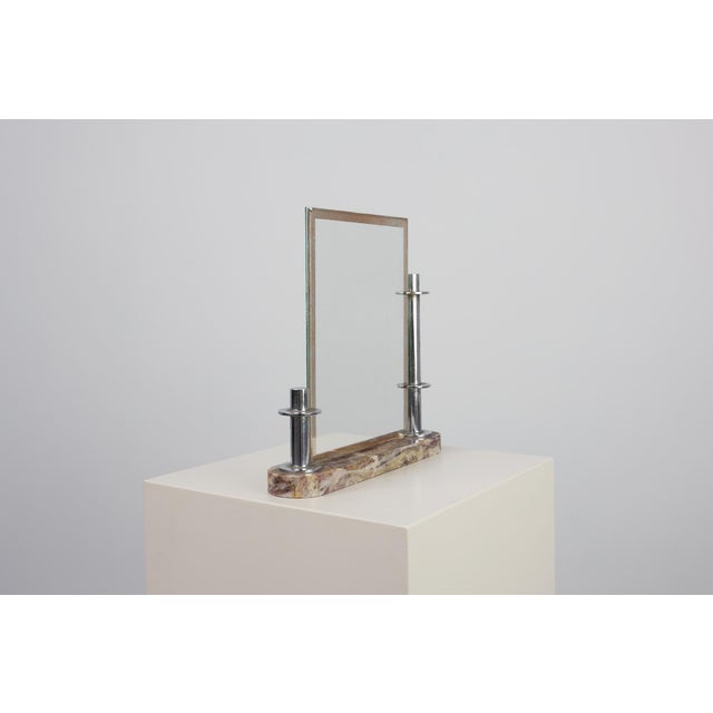 Art Deco Picture Frame with Marble Base, France, 1920s For Sale - Image 9 of 13