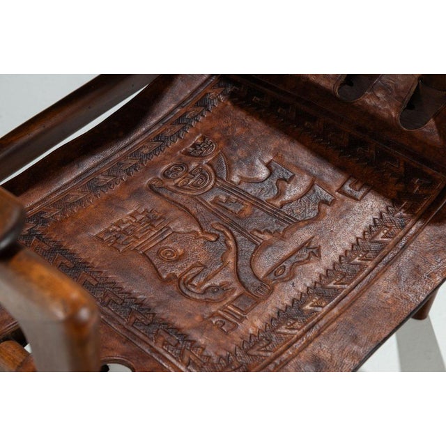 Brown Vintage Lounge Chair by Angel Pazmino, 1960s For Sale - Image 8 of 14