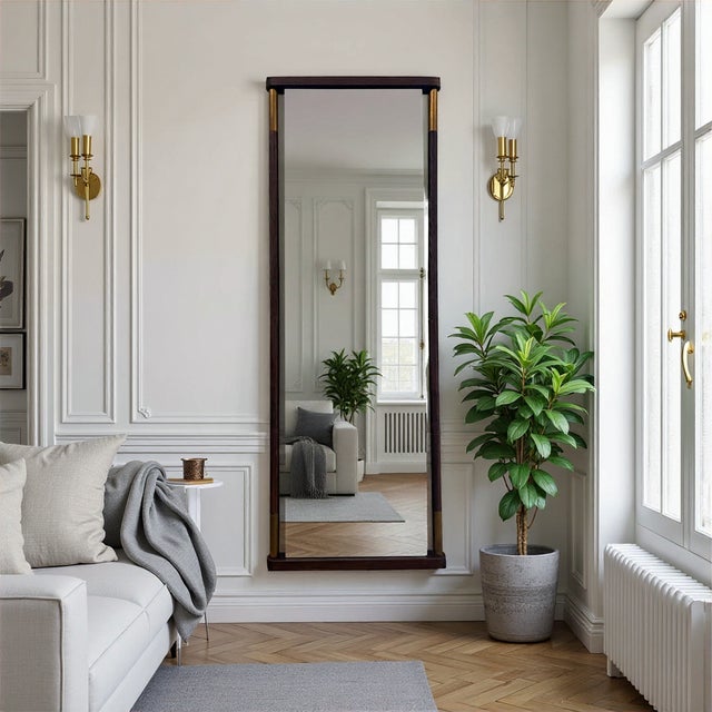 Walnut Grove Full Length Mirror For Sale - Image 10 of 11