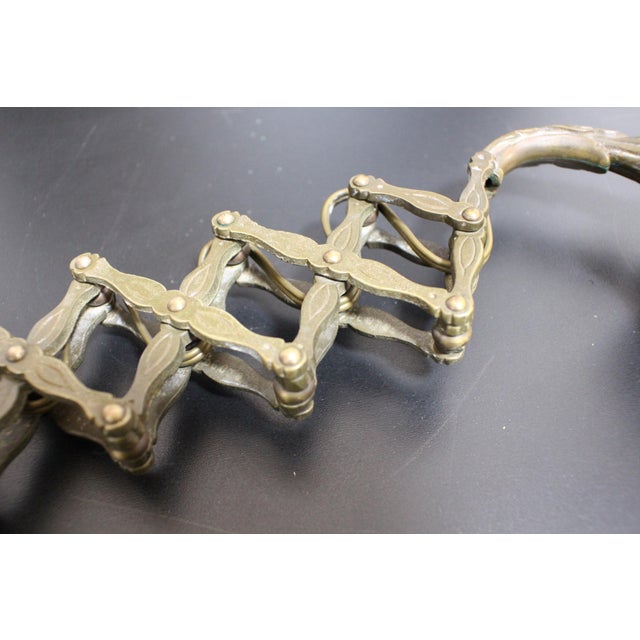 Scissor Wall Lamp in Bronze, 1930 For Sale - Image 12 of 18