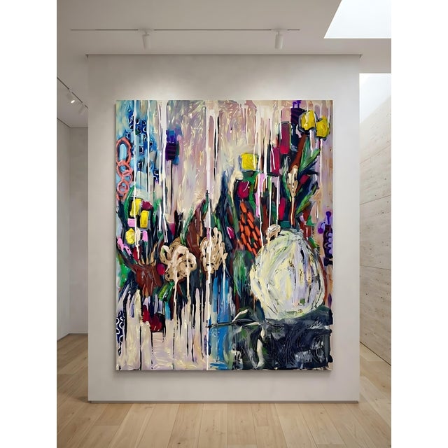 “Summer on Lake Como” Size: 80 × 100 × 3.5 cm Materials: Acrylic on professional cotton canvas, 400 g/m², stretched on a...