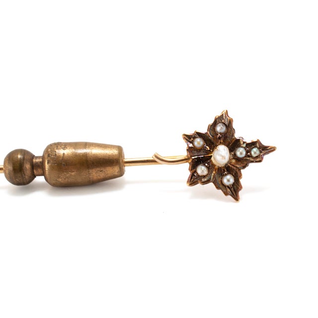 Gender: Unisex Metal Type: 14K Yellow Gold & Copper Length: 2.75 inches Width: 11.90 mm Weight: 2.78 grams Victorian...