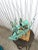 Verdigris Mid 20th Century Bijan Signed Metal Art Ship With Man and Goats Sculpture For Sale - Image 8 of 13