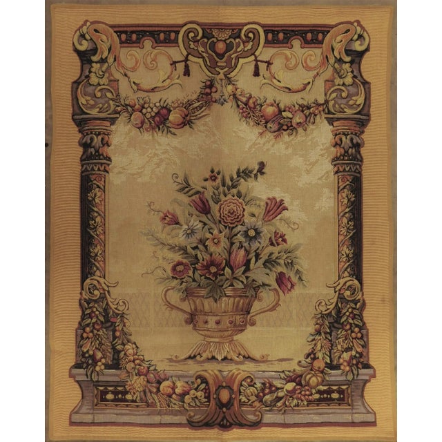 1980s French Wall Hanging Tapestry For Sale - Image 11 of 11