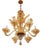 Venetian Six-Arm Murano Chandelier For Sale