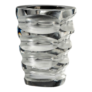 Lalique Mortefontaine Glass Vase – France, Late 20th Century.