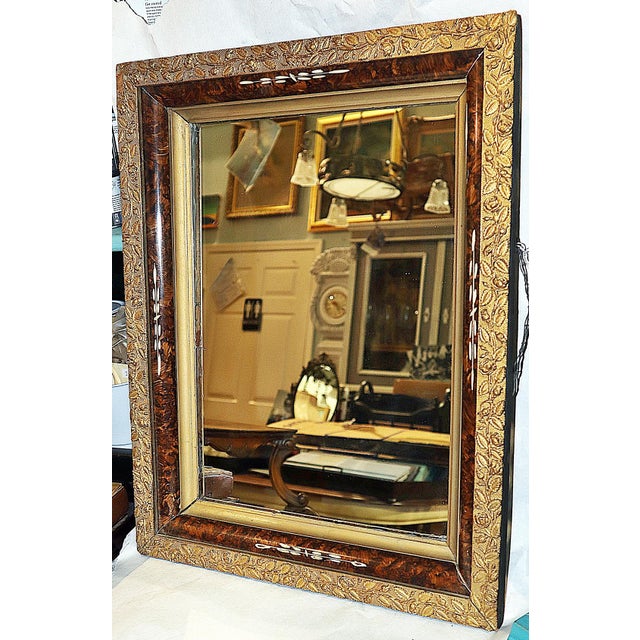 Antique American Gilt Mirror For Sale - Image 4 of 8