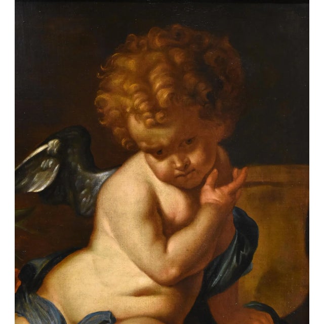 Erasmus Quellinus II, Allegory of Vanity and Youth, 1660, Oil on Canvas For Sale - Image 4 of 16