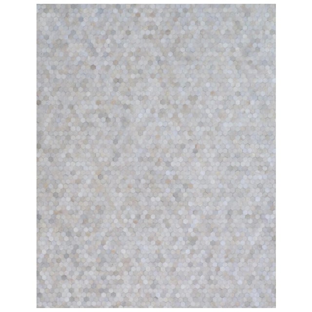 Exquisite Rugs Willoughby Patchwork Leather Ivory - 8'x11' For Sale In Los Angeles - Image 6 of 6