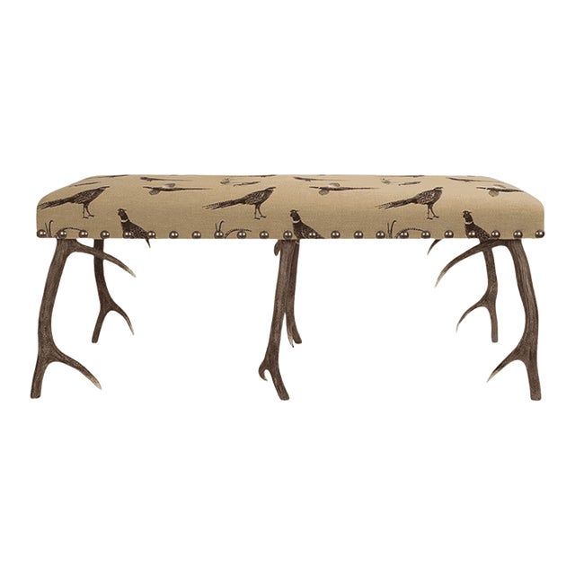 Long Antler Stool For Sale