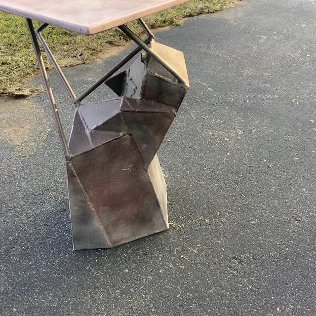 1970s 1970s Contemporary Mixed Media Table For Sale - Image 5 of 8