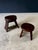 Hand Crafted Carved Low Stools, Spain, 1960s, Set of 2 For Sale - Image 4 of 18