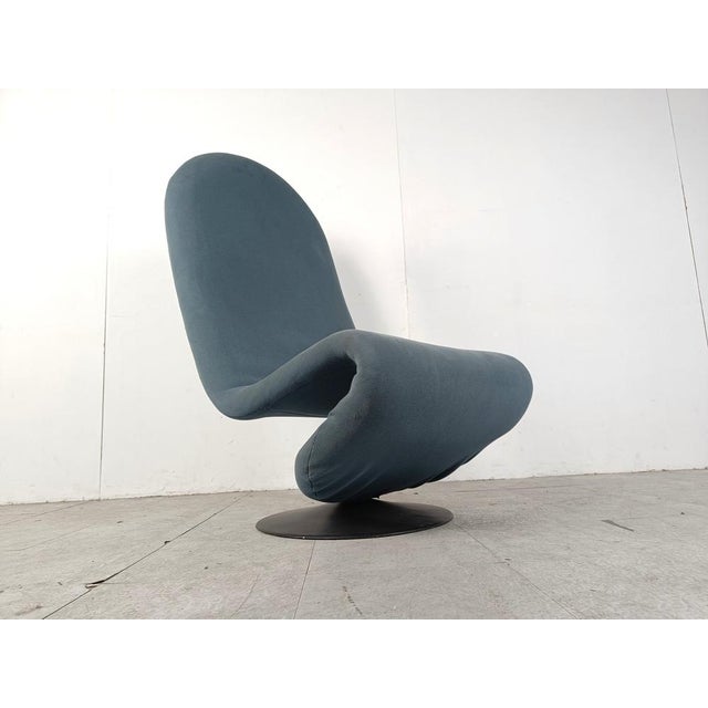 1-2-3 High Back Chairs attributed to Verner Panton for Fritz Hansen, 1973, Set of 2 For Sale - Image 6 of 14