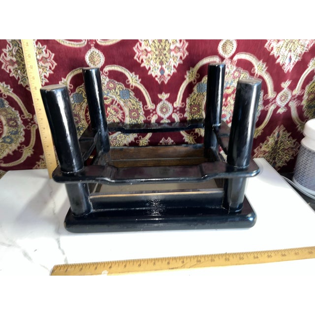 Antique Chinese Small Bench Stool For Sale In Los Angeles - Image 6 of 7