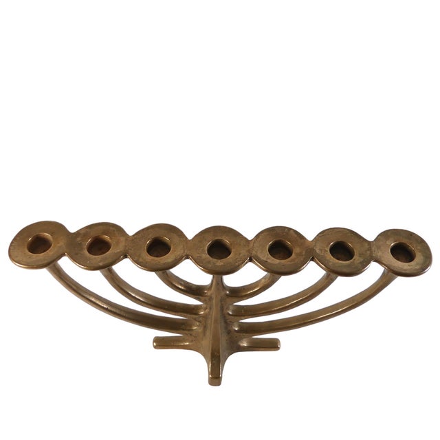 1960s Brutalist Bronze Candleholder by Harjes Metallkunst, 1960s For Sale - Image 5 of 8
