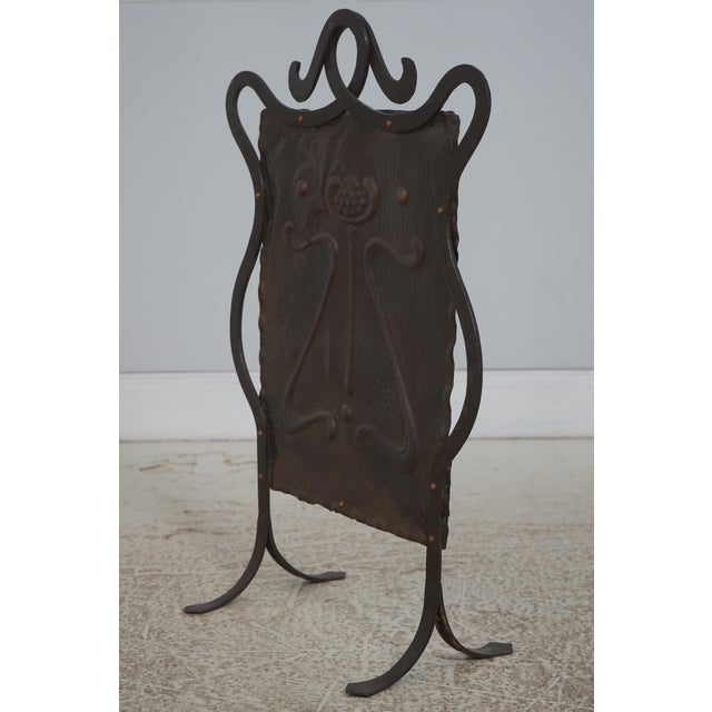 Age: C.1900-1910 Details: Arts & Crafts Style High Quality Construction Abstract Design Un-Marked As To Manufacture -...