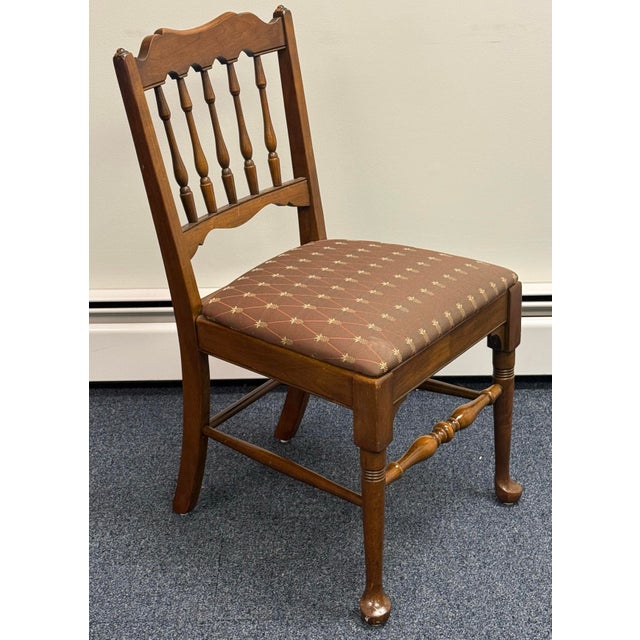 Brown Late 20th Century Pennsylvania House Solid Cherry Dining Chairs - Set of 5 For Sale - Image 8 of 12